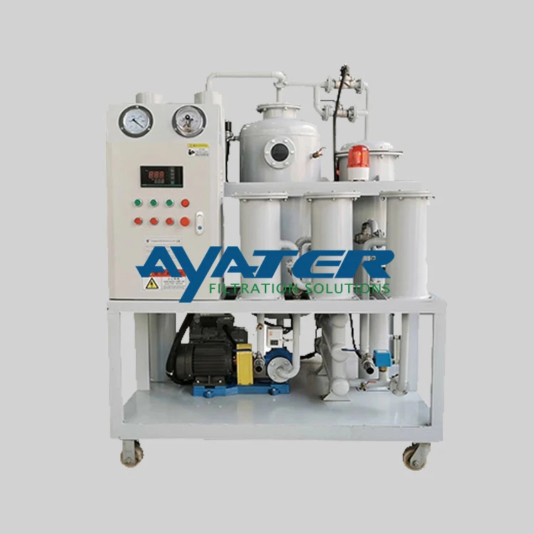 System oczyszczania oleju turbinowego